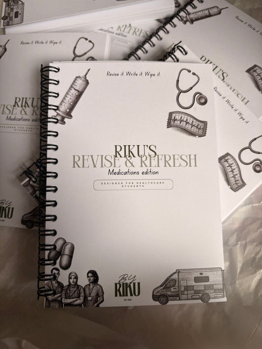 RIKU'S REVISE AND REFRESH: MEDICATIONS EDITION